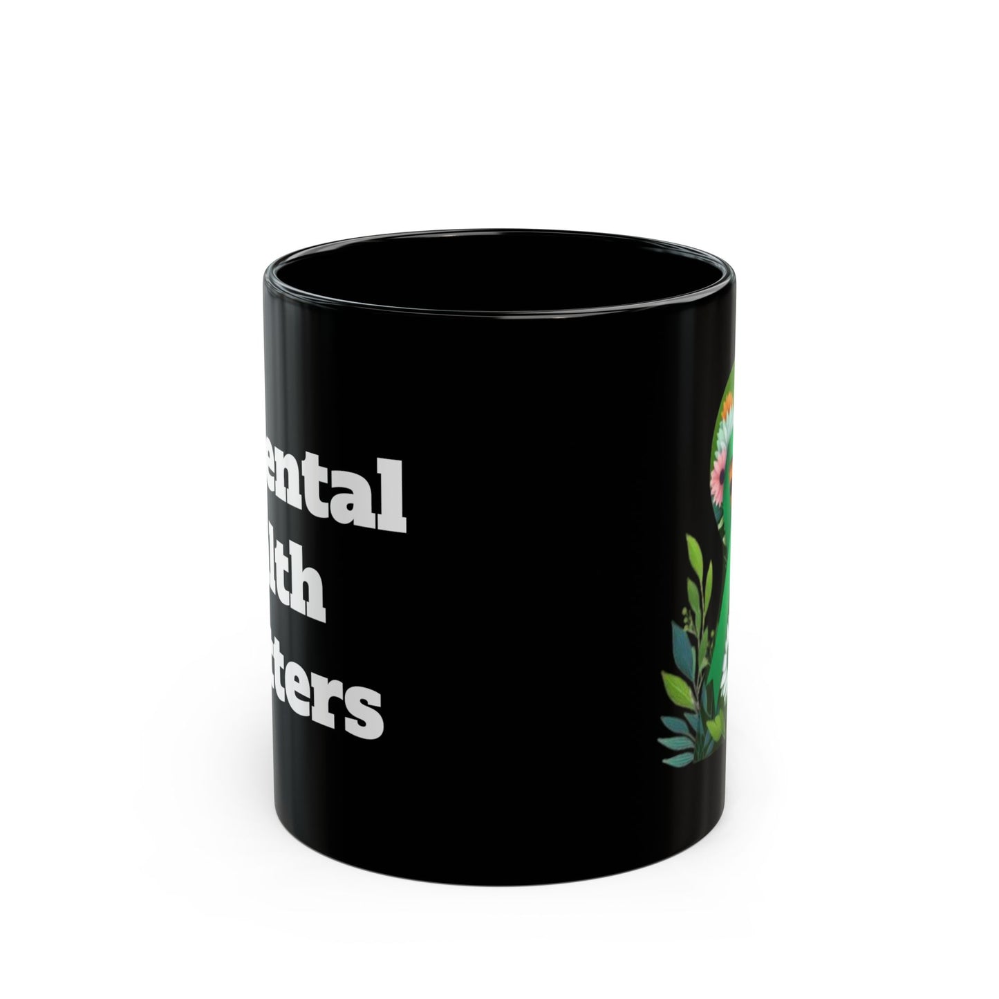 Mental Health Matters Mug (Black) (11oz)