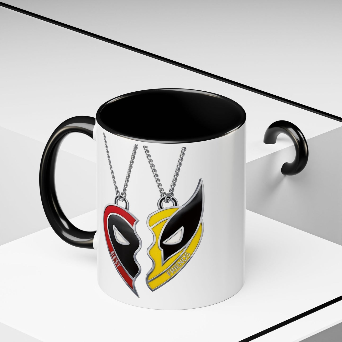 *HOT SELLER* Best Friends (Deadpool & Wolverine) Coffee Mug (11, 15oz)