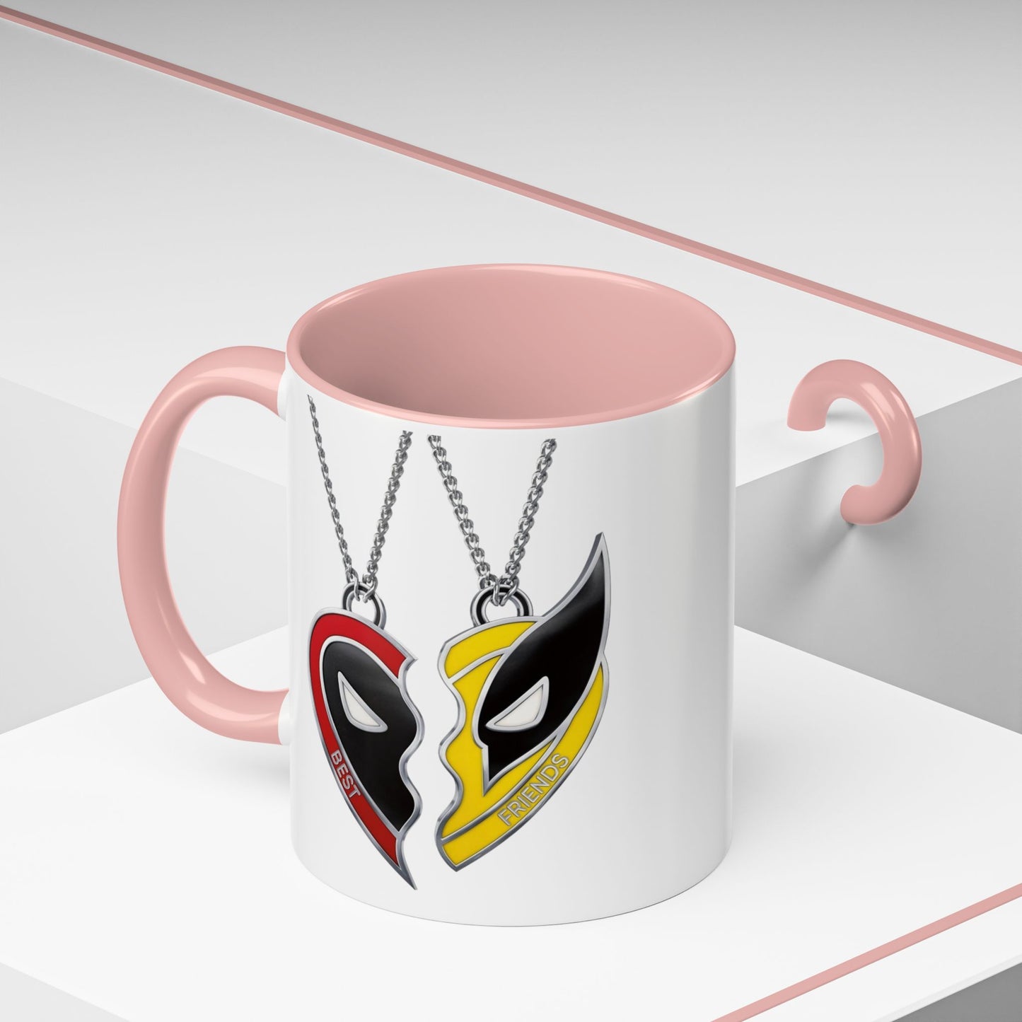 *HOT SELLER* Best Friends (Deadpool & Wolverine) Coffee Mug (11, 15oz)