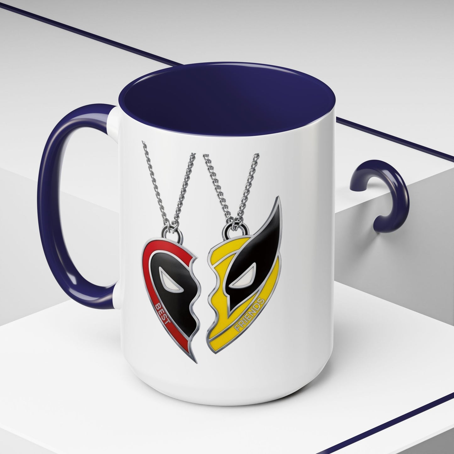 *HOT SELLER* Best Friends (Deadpool & Wolverine) Coffee Mug (11, 15oz)