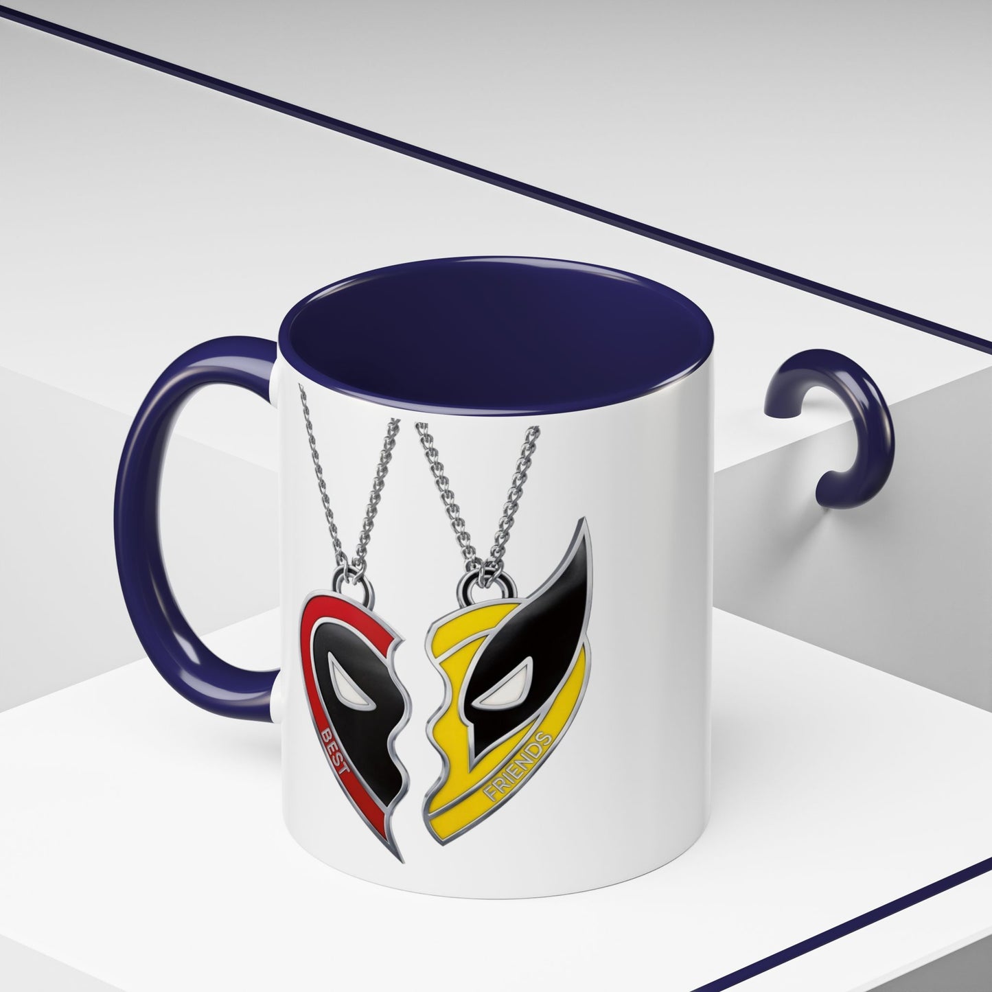 *HOT SELLER* Best Friends (Deadpool & Wolverine) Coffee Mug (11, 15oz)