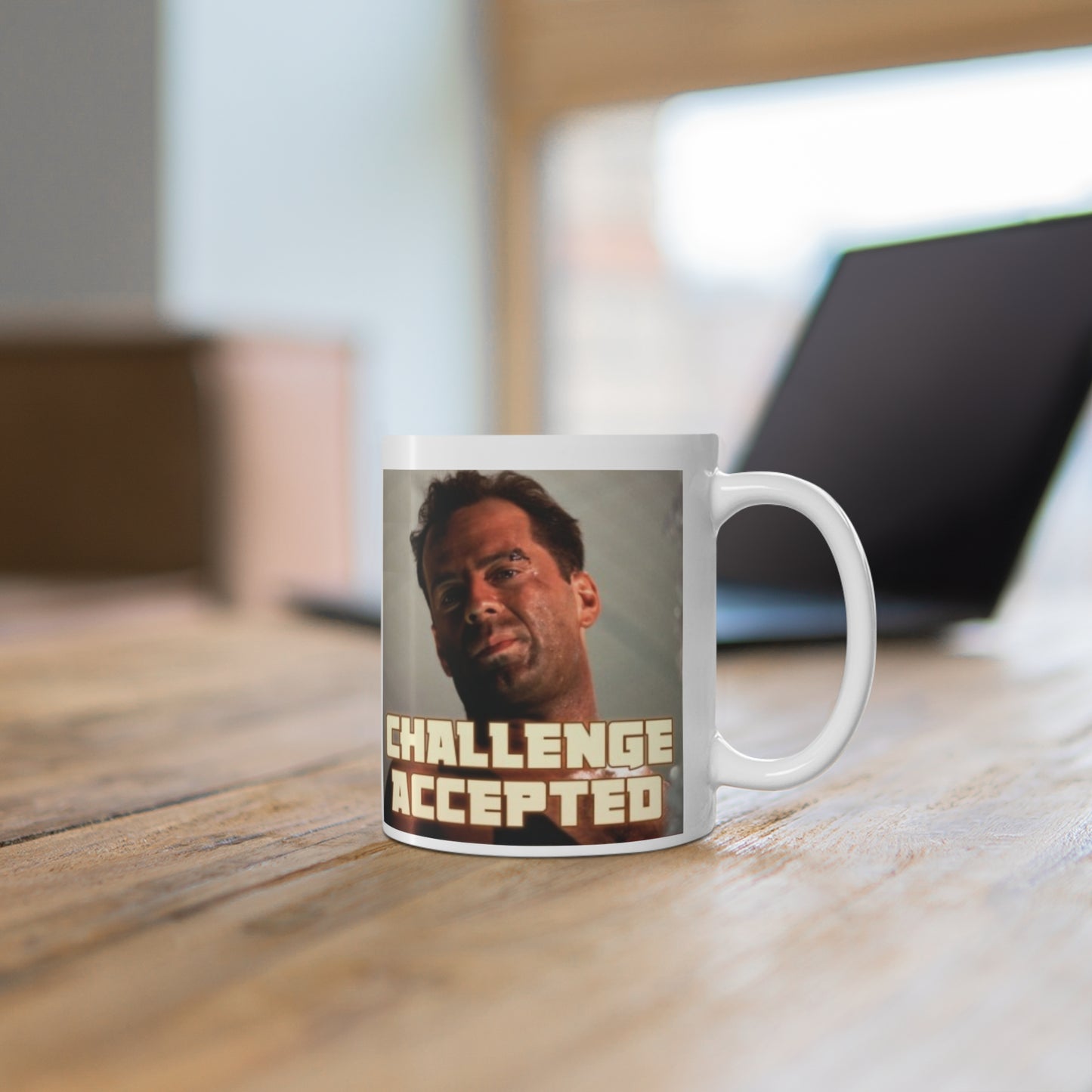 Die Hard - White Ceramic Mug, 11oz