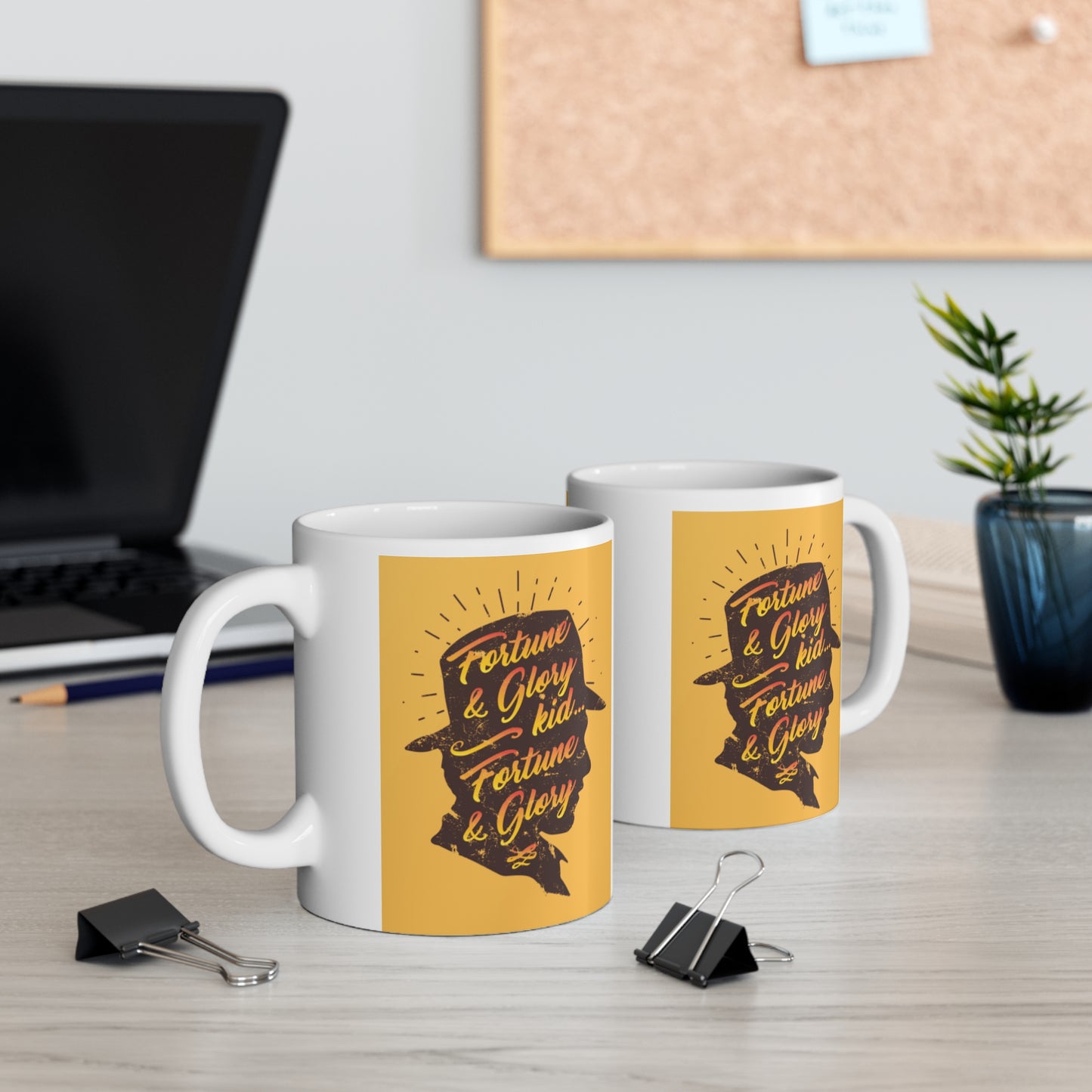 Indiana Jones Coffee Mug - White Ceramic Mug, 11oz