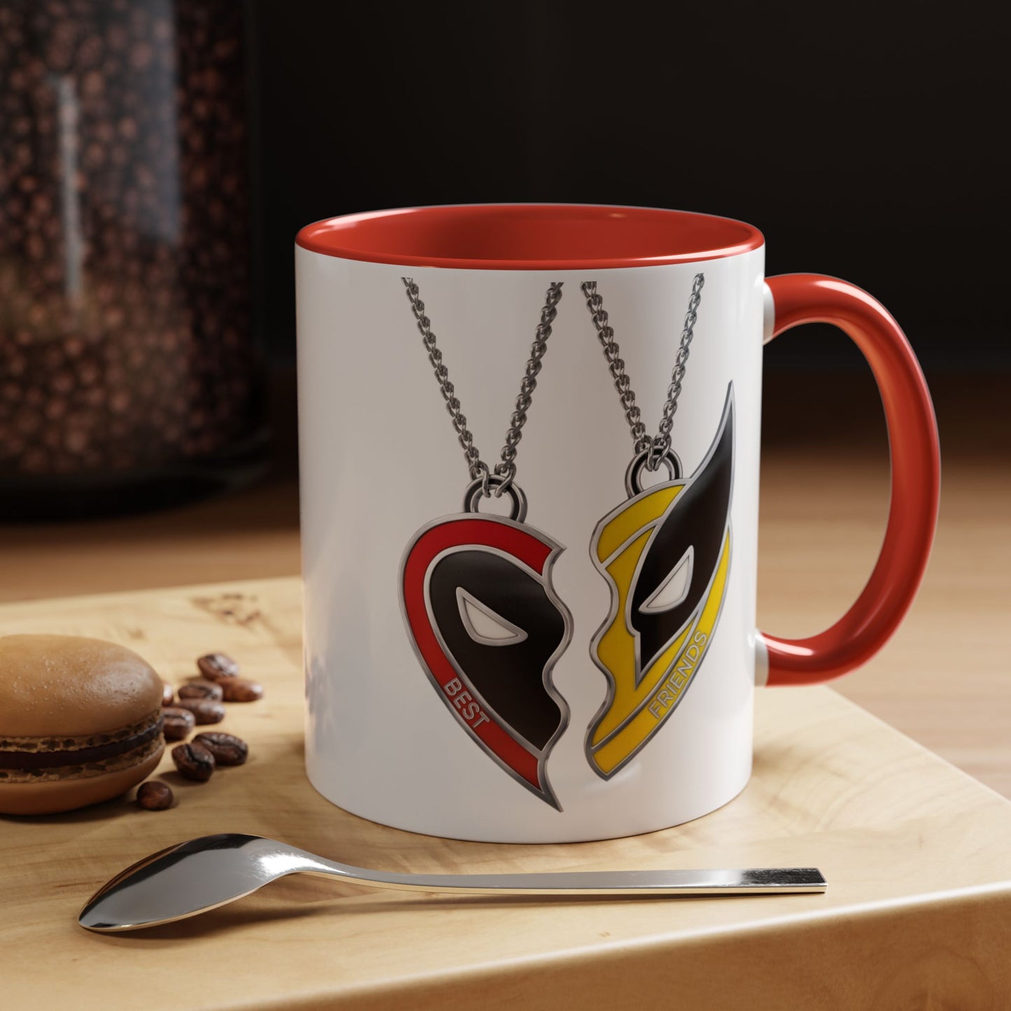 *HOT SELLER* Best Friends (Deadpool & Wolverine) Coffee Mug (11, 15oz)