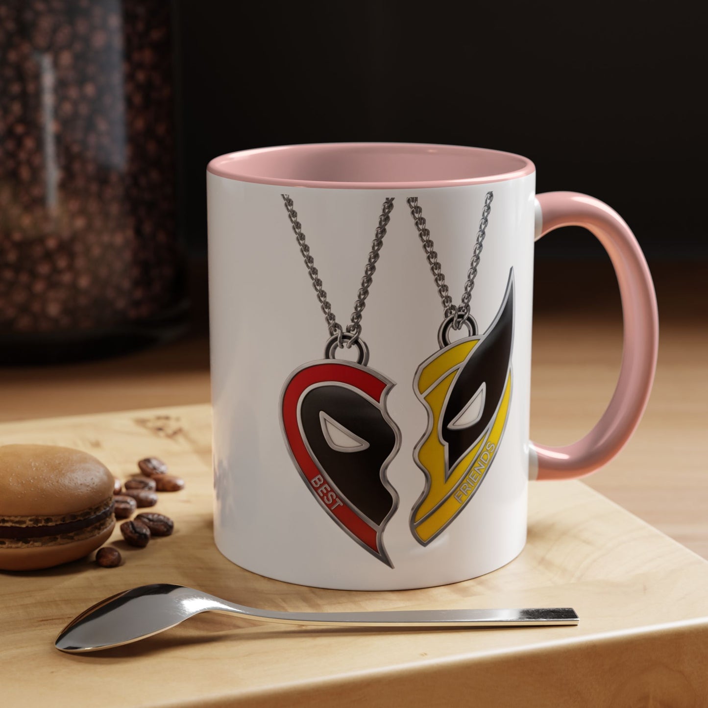 *HOT SELLER* Best Friends (Deadpool & Wolverine) Coffee Mug (11, 15oz)