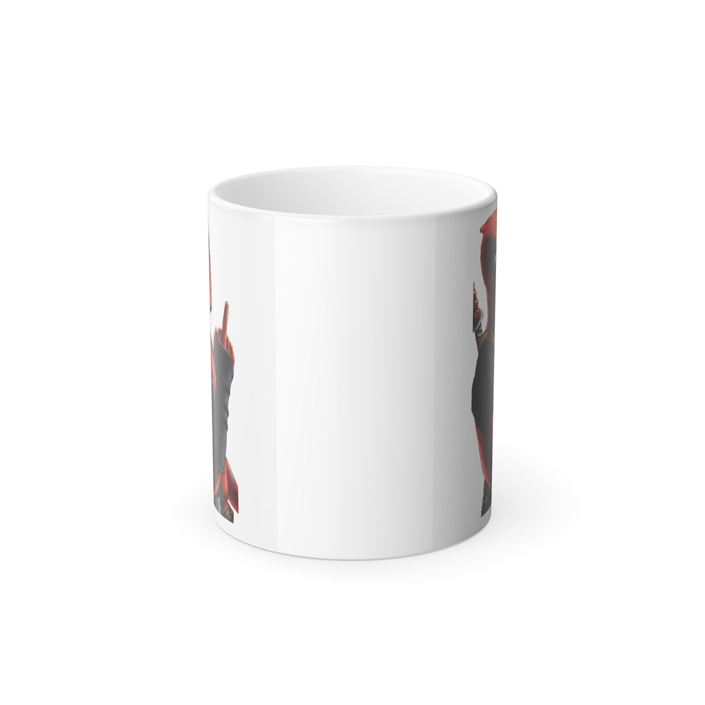 *HOT SELLER* Deadpool Secret Birdie Prank (White) - Color Morphing Mug, 11oz