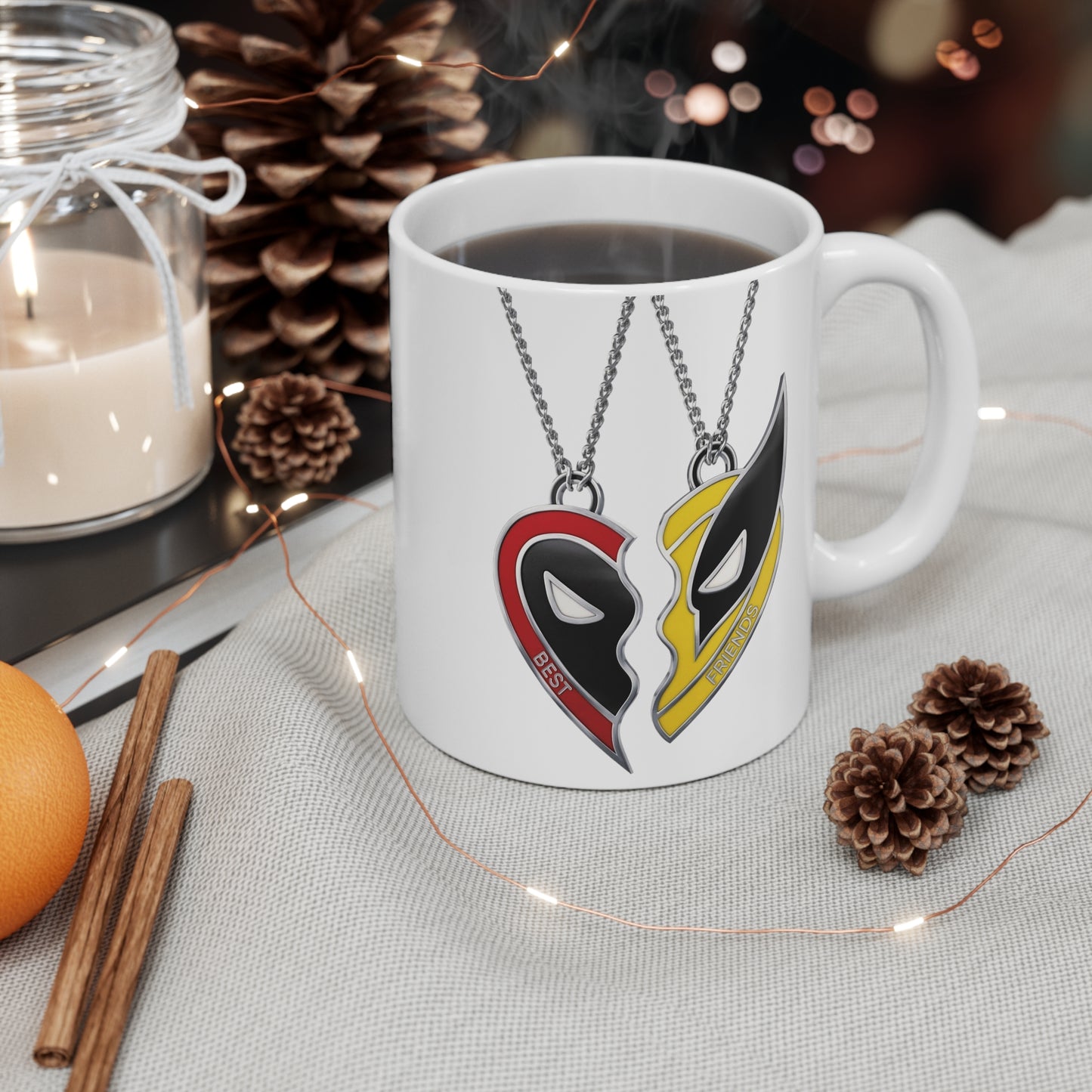 Best Friends (Deadpool & Wolverine) - Mug 11oz (White only)
