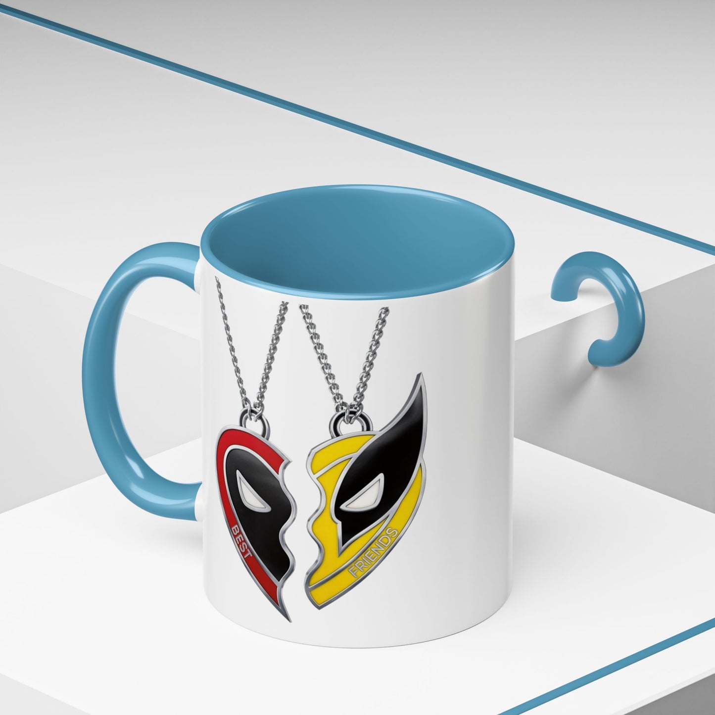 *HOT SELLER* Best Friends (Deadpool & Wolverine) Coffee Mug (11, 15oz)