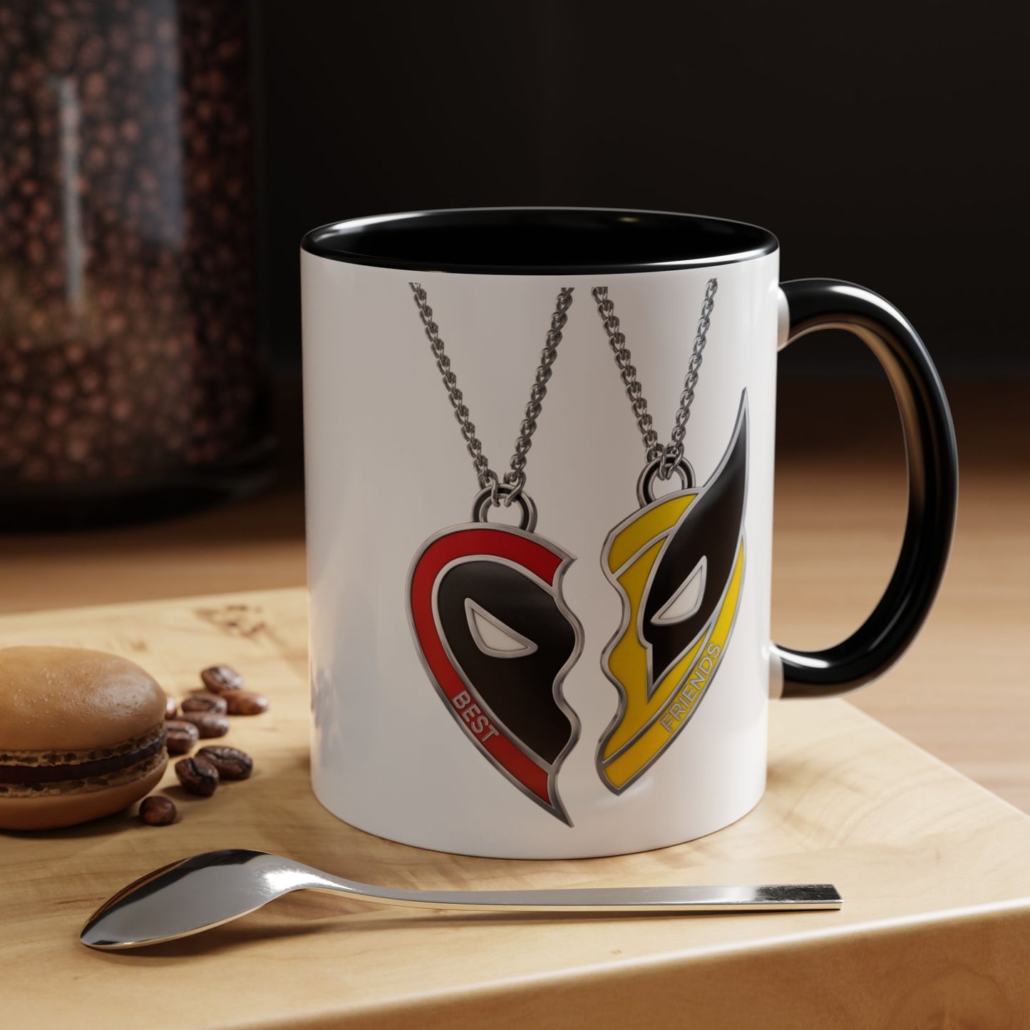*HOT SELLER* Best Friends (Deadpool & Wolverine) Coffee Mug (11, 15oz)