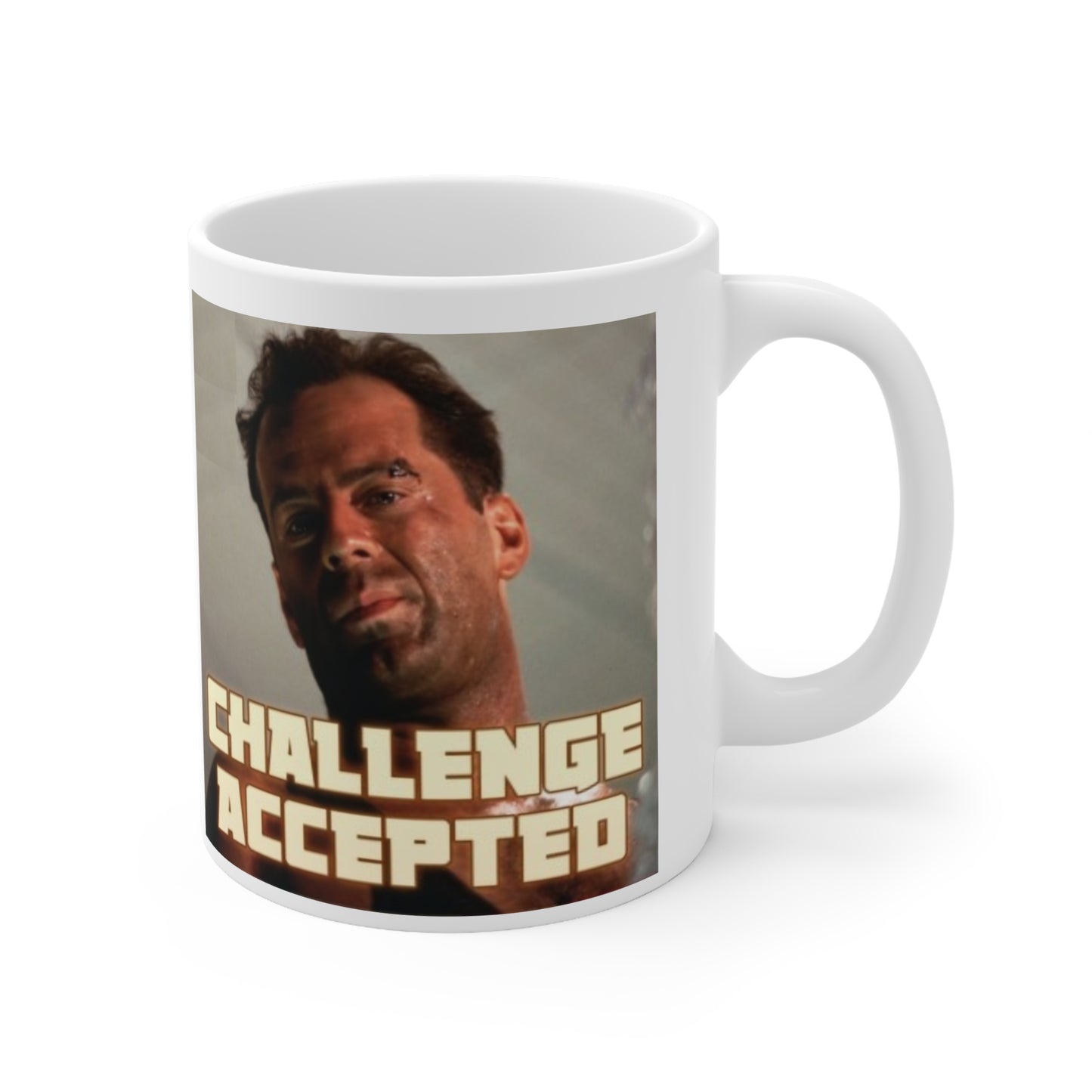 Die Hard - White Ceramic Mug, 11oz
