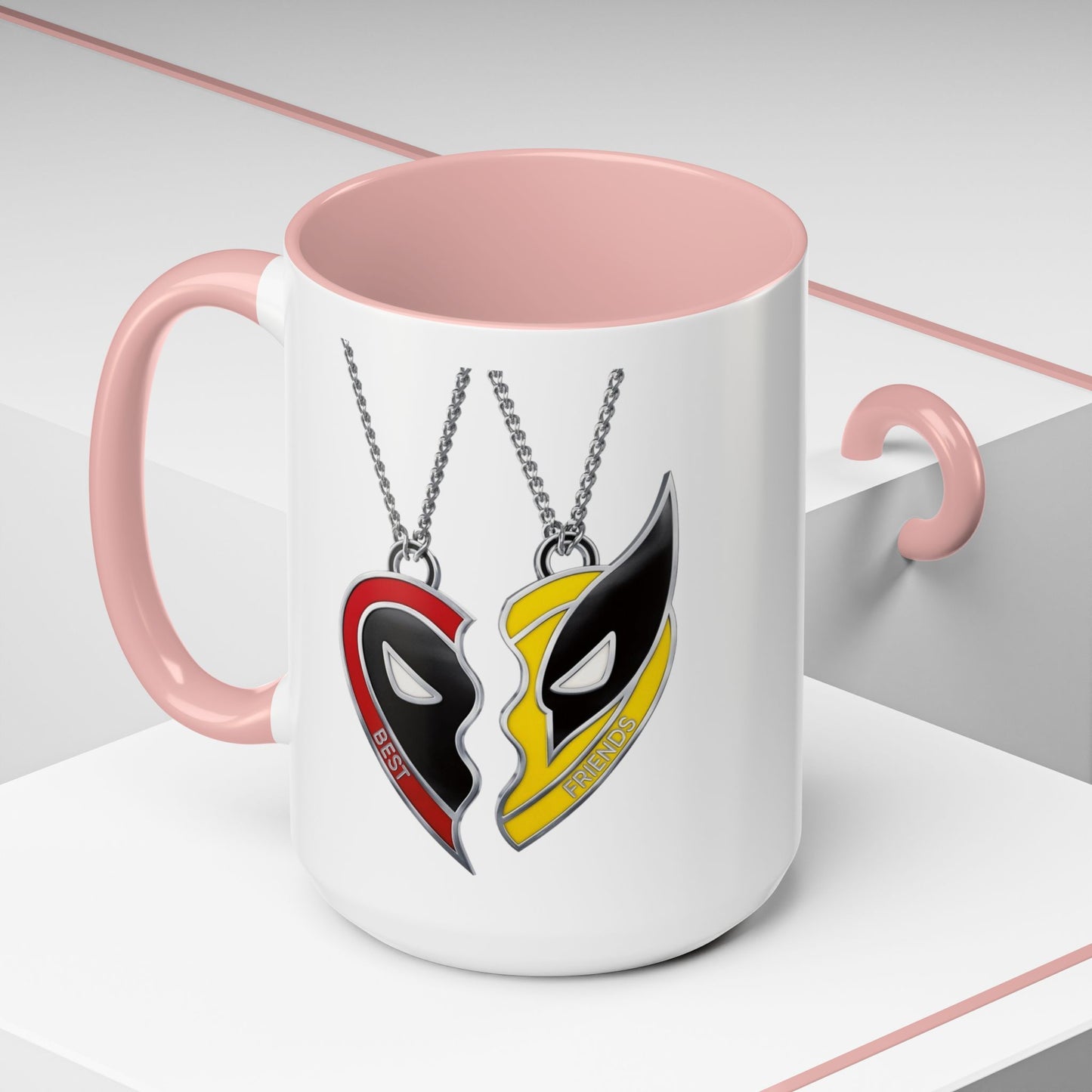 *HOT SELLER* Best Friends (Deadpool & Wolverine) Coffee Mug (11, 15oz)