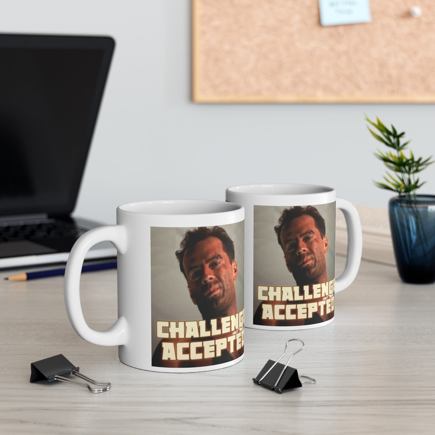 Die Hard - White Ceramic Mug, 11oz