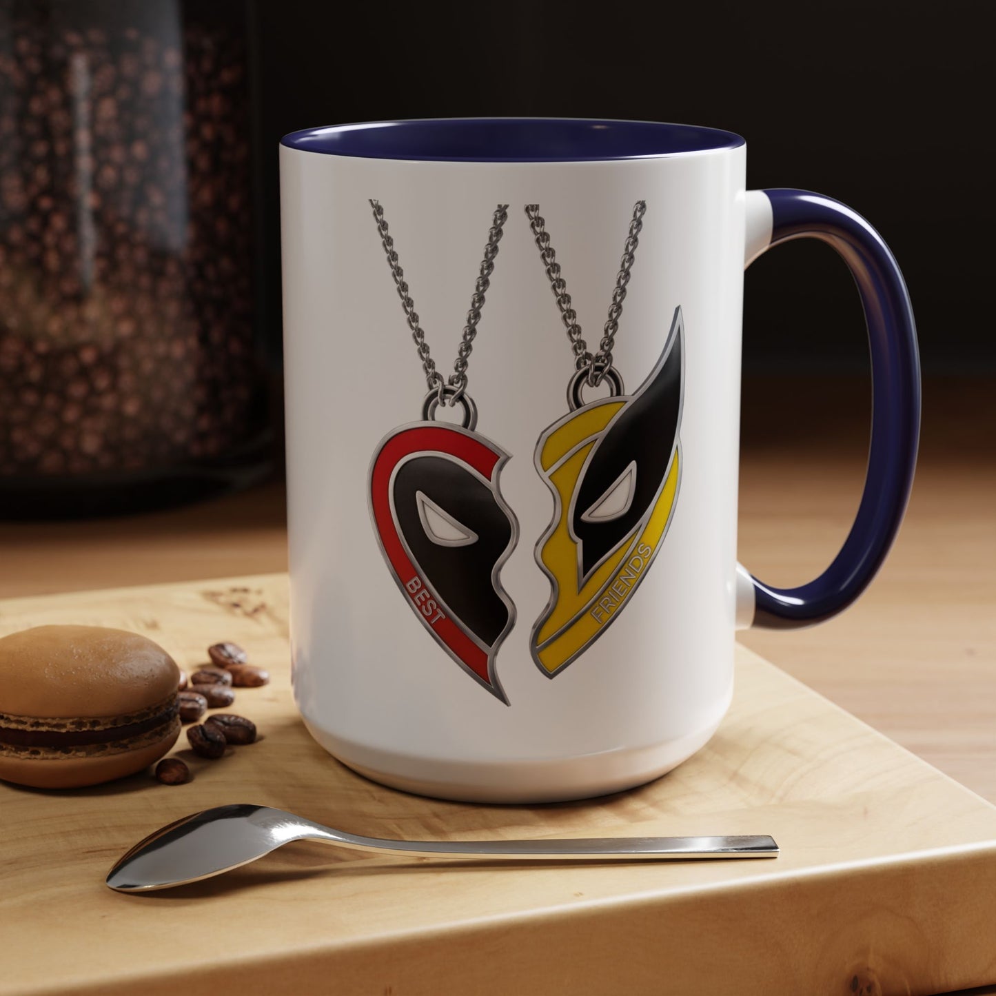 *HOT SELLER* Best Friends (Deadpool & Wolverine) Coffee Mug (11, 15oz)