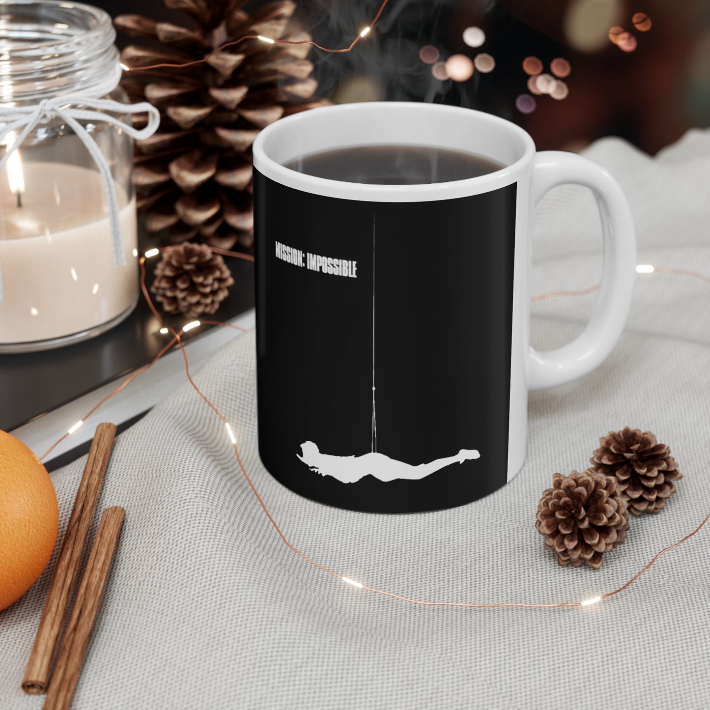 Mission Impossible - White Ceramic Mug, 11oz