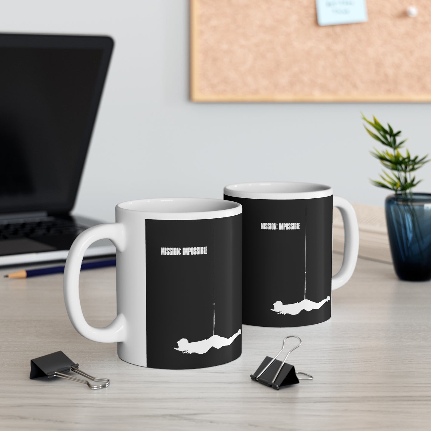 Mission Impossible - White Ceramic Mug, 11oz