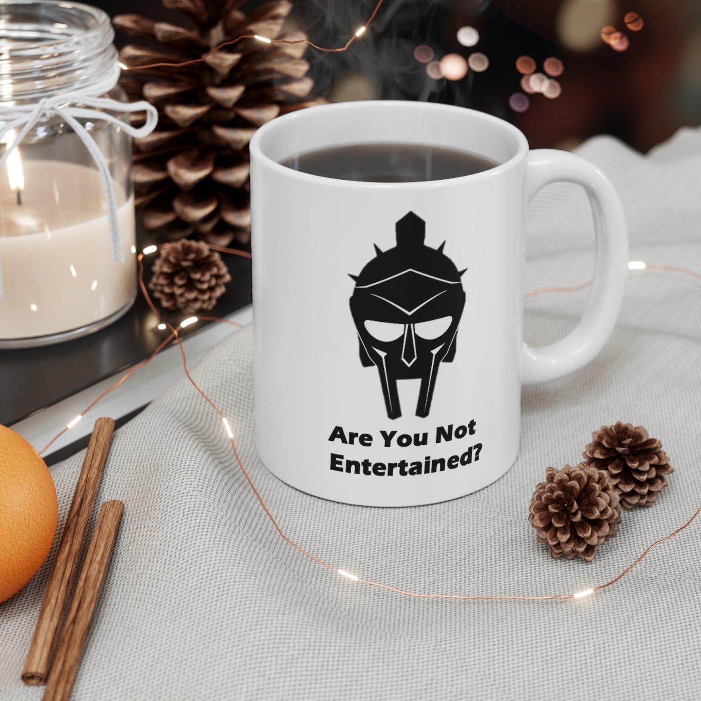 Gladiator 11oz White Mug