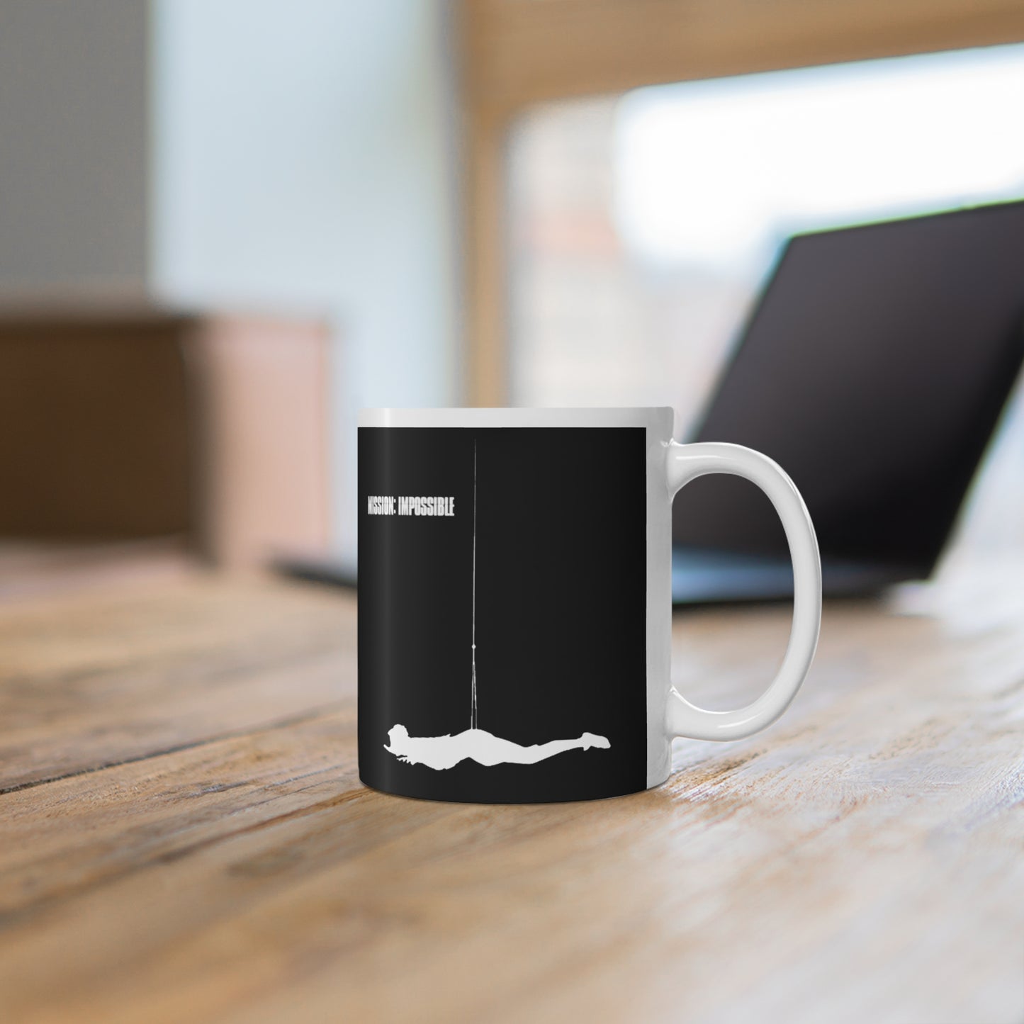 Mission Impossible - White Ceramic Mug, 11oz